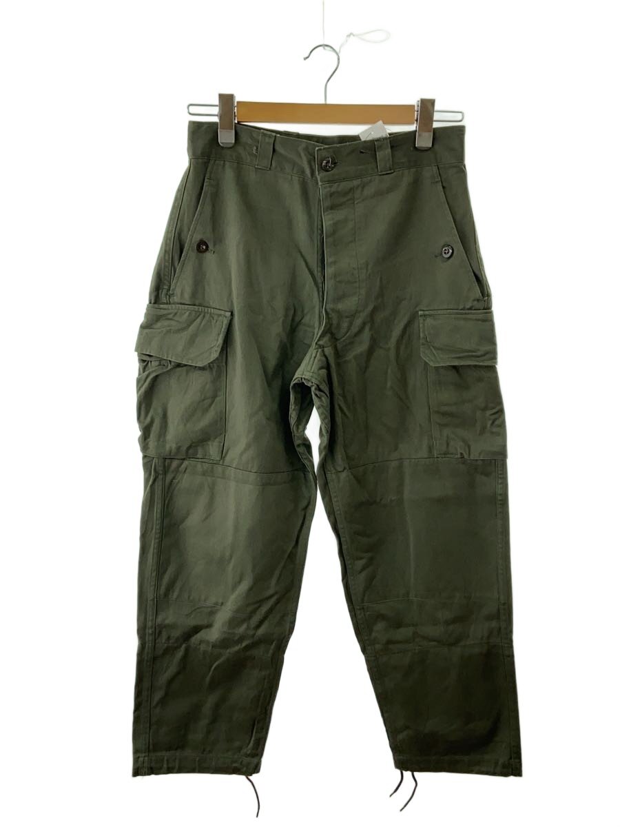 【中古】FRENCH MILITARY◆カーゴパンツ/--/綿織物/KHK/無地【メンズウェア】