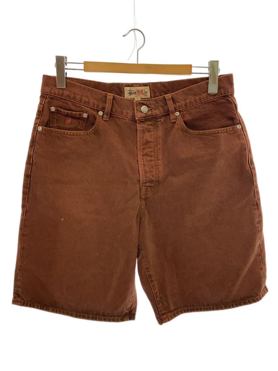 【中古】STUSSY◆BIG OL SHORT DENIM/遊撃手ズボン下/32/ジーンズ/BRW/112296【メンズウェア】
