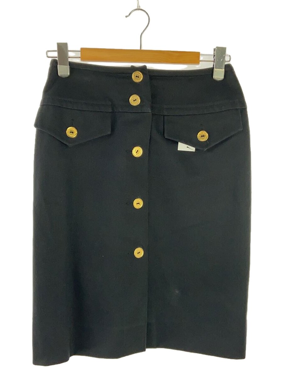 【中古】CELINE◆スコート/40/綿織物/BLK【レディース御召しもの】