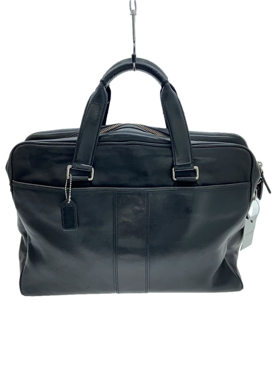 【中古】COACH◆ハドソン/商行為御徒面子/牛皮/なめし革/黒いこと/シングルジップ/F05745【御徒面子】