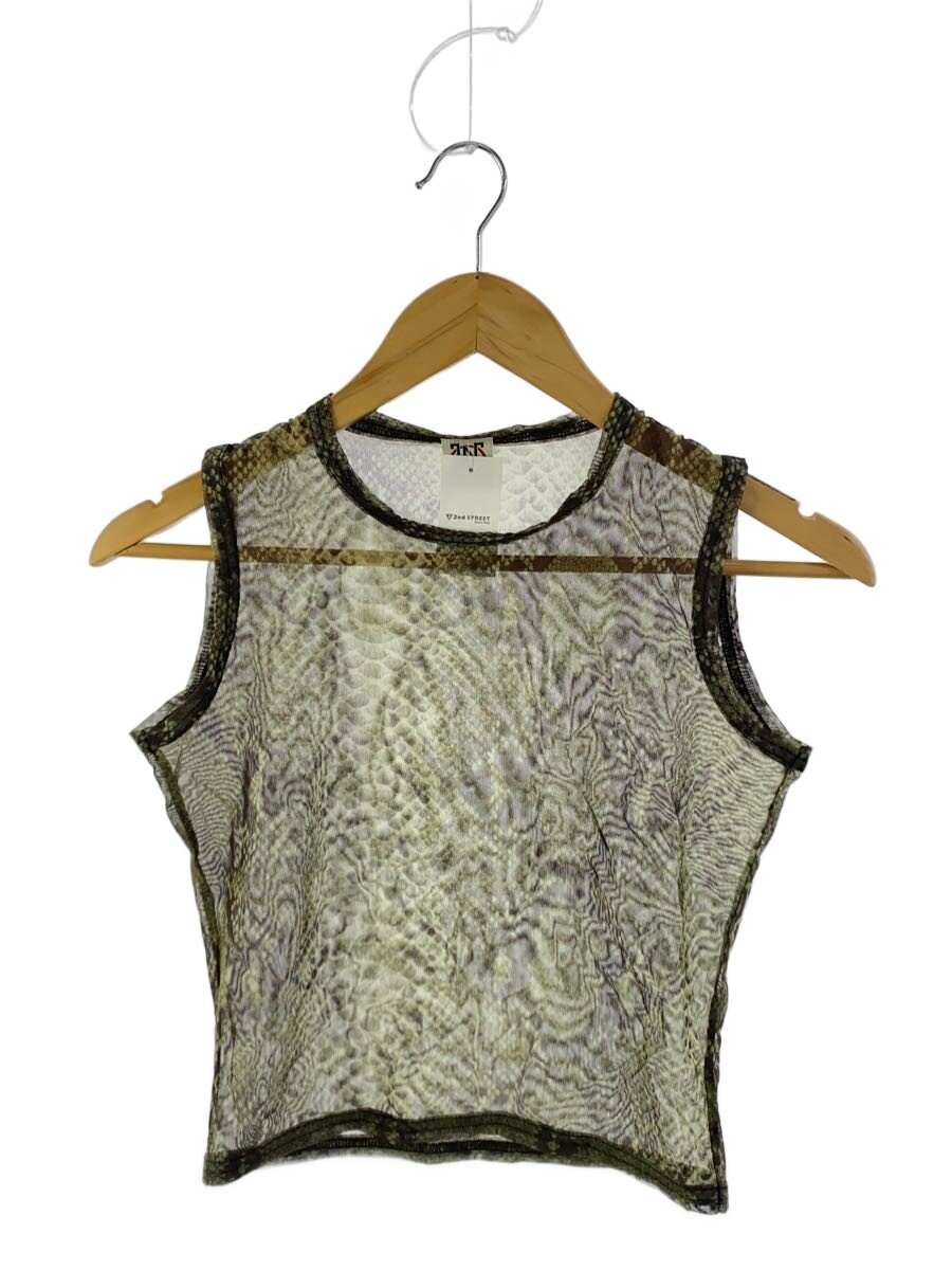 【中古】Jean Paul Gaultier◆ノースリーブカットソー/--/--/GRN/アニマル【レディースウェア】|2nd STREET 店