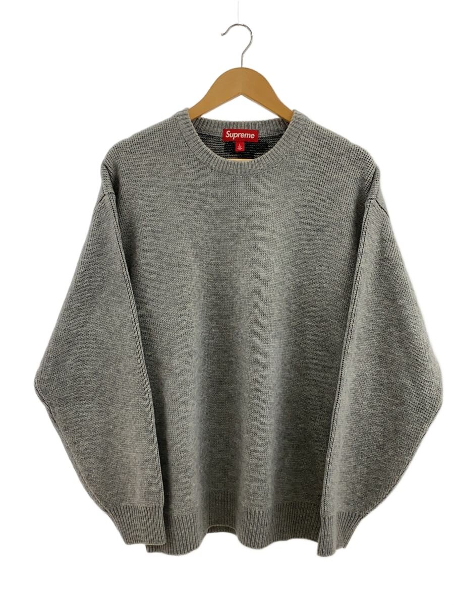 【中古】Supreme◆ニット・セーター(厚手)/L/アクリル/GRY/無地【メンズウェア】｜2ｎｄ STREET 店