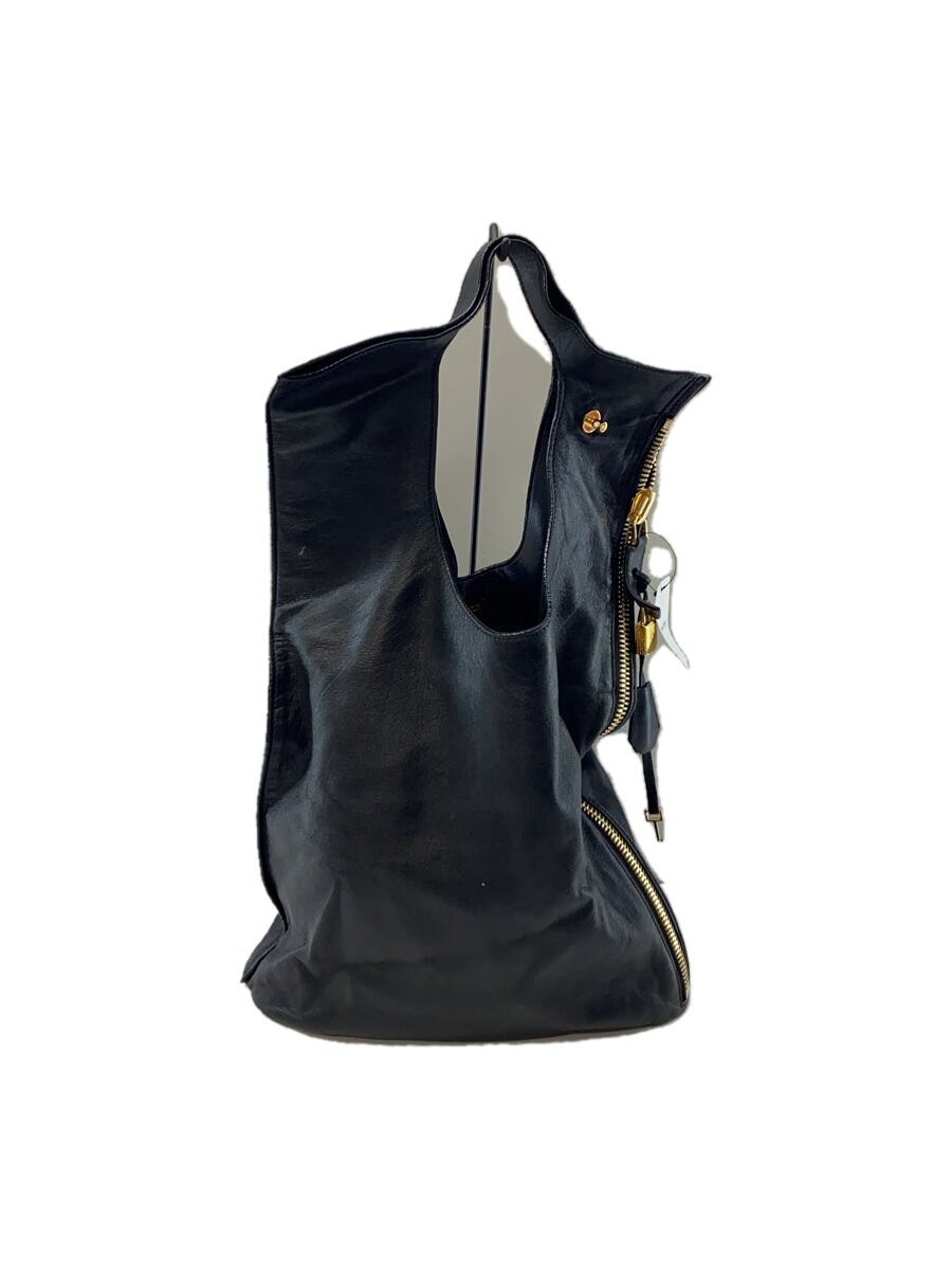 【中古】TOM FORD◆アリックス/サイドジップ/クラッチペダル御徒面子/なめし革/黒いこと/角擦れ有//【御徒面子】