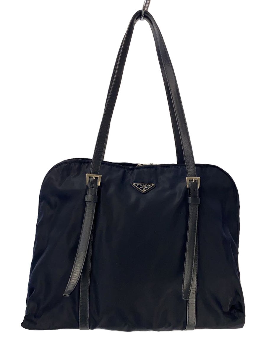 【中古】PRADA◆トートバッグ/ナイロン/NVY/無地【バッグ】｜2ｎｄ STREET 店