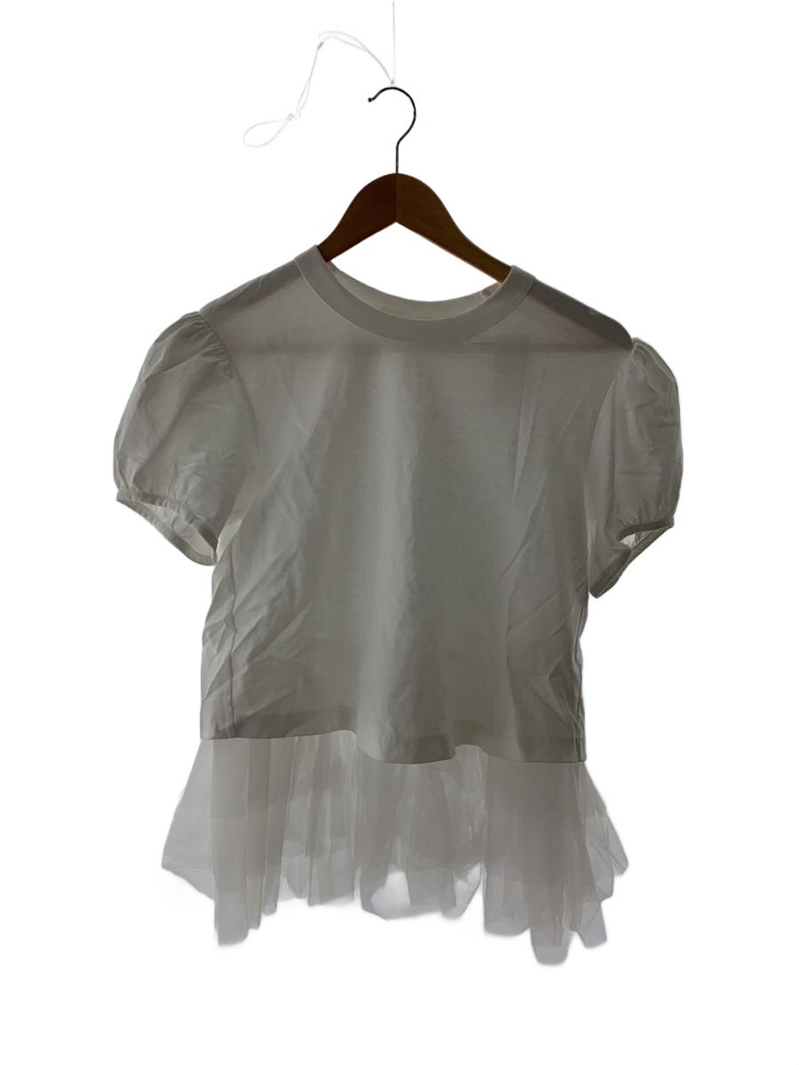 【中古】noir kei ninomiya◆ティーシャツ/S/綿織物/白いこと/3M-T002//【レディース御召しもの】