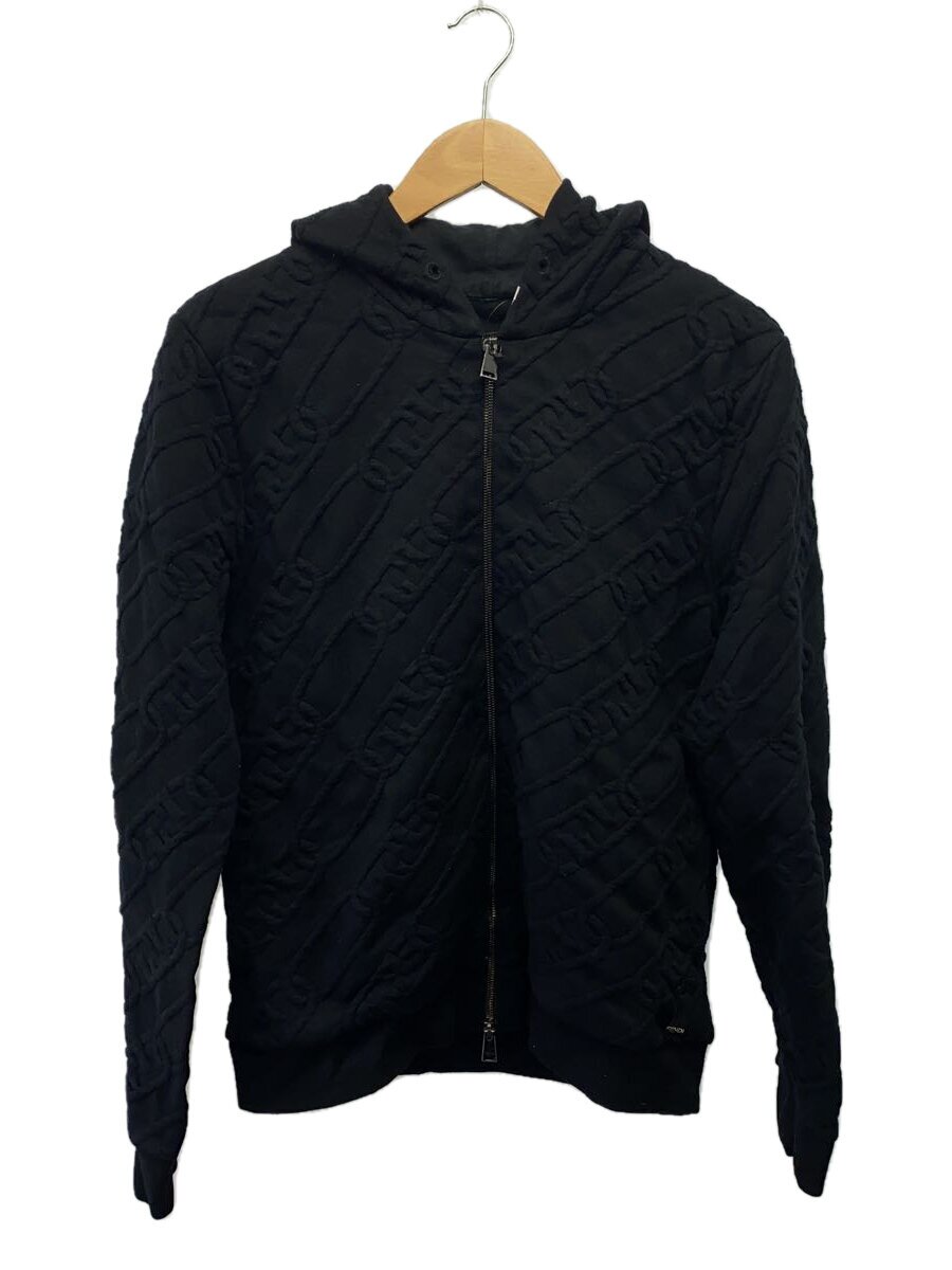 【中古】FENDI◆ジップパーカー/S/ナイロン/黒いこと/FY0984 AL27【メンズウェア】