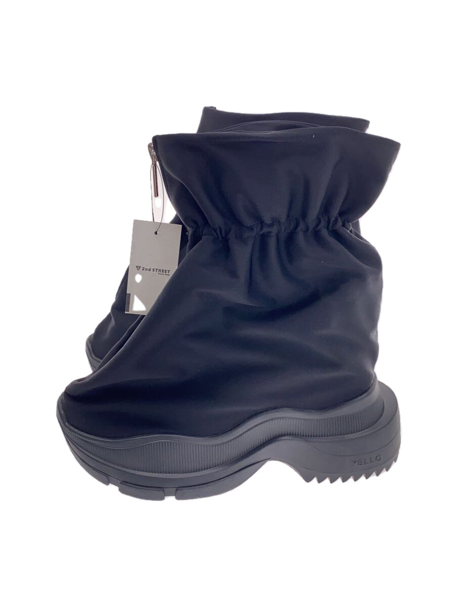 【中古】YELLO◆TOKYO BLACK SHORT BOOTS/ロングブーツ/M/BLK/YE-25S1-SB09【シューズ】|2nd STREET 店