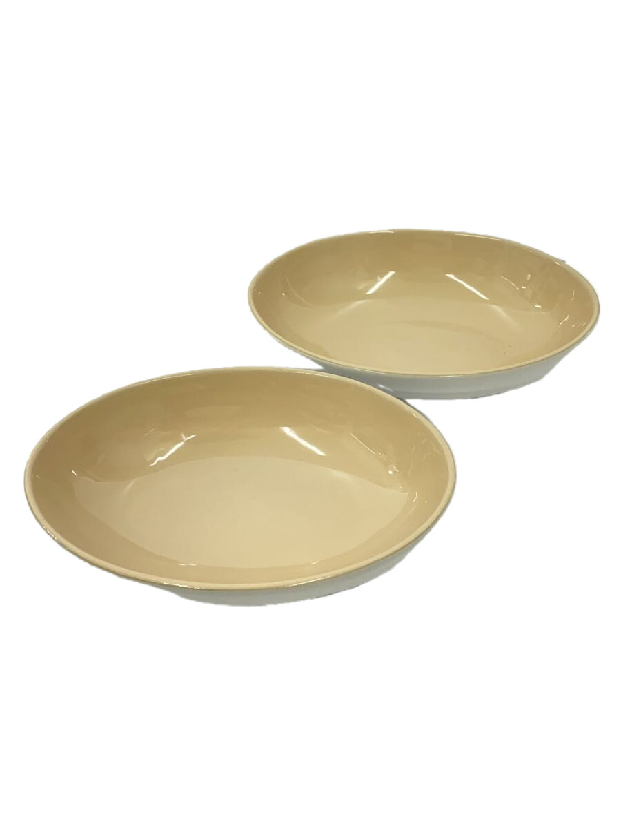 【中古】LE CREUSET◆プレート/2点セット/WHT/オーバルボウル【キッチン用品】