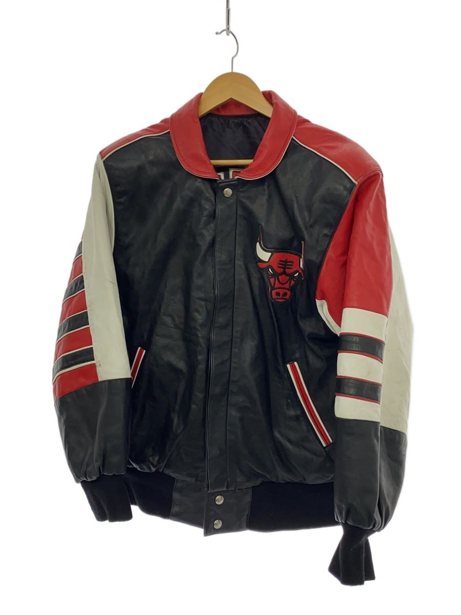 【中古】JEFF HAMILTON◆CHICAGO BULLS/リバーシブル/レザージャケット・ブルゾン/M/レザー/RED【メンズウェア】｜2ｎｄ STREET 店