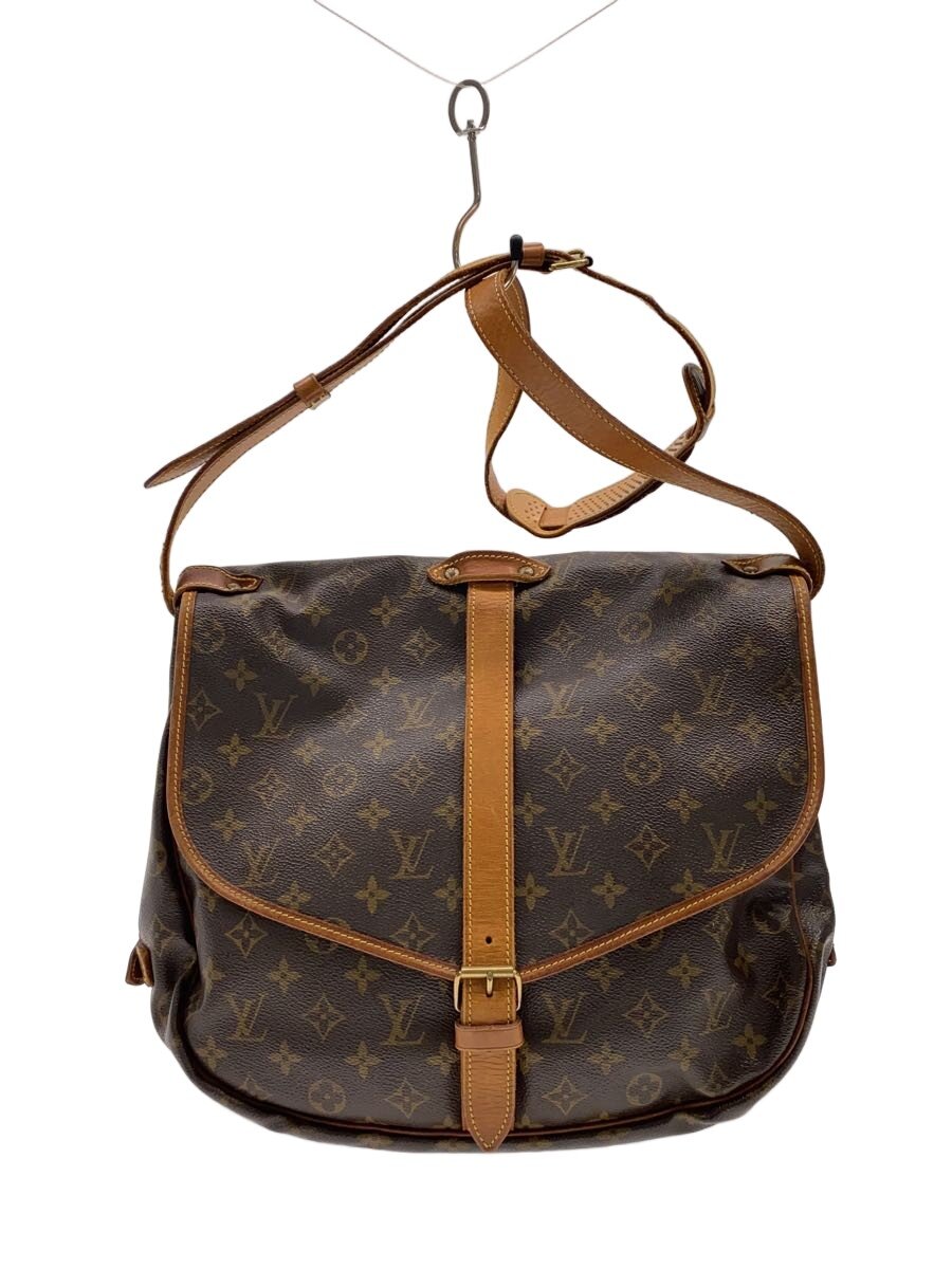 【中古】LOUIS VUITTON◆1)ソミュール35_モノグラム・キャンバス/キャンバス/BRW/総柄【バッグ】|2nd STREET 店