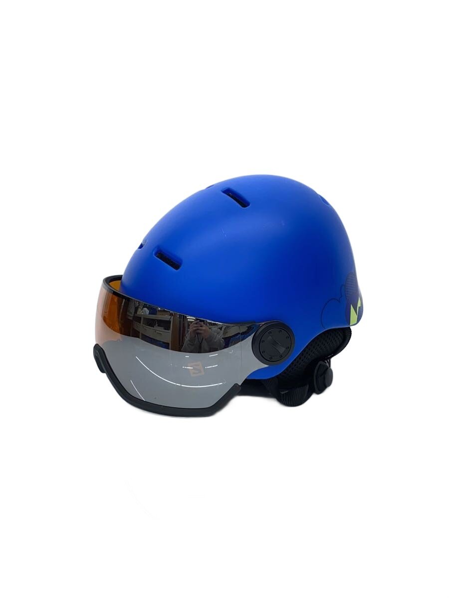 サロモンGROM VISOR Pop Blue Mat KM(53-56cm) Salomon Grom Visor JR
