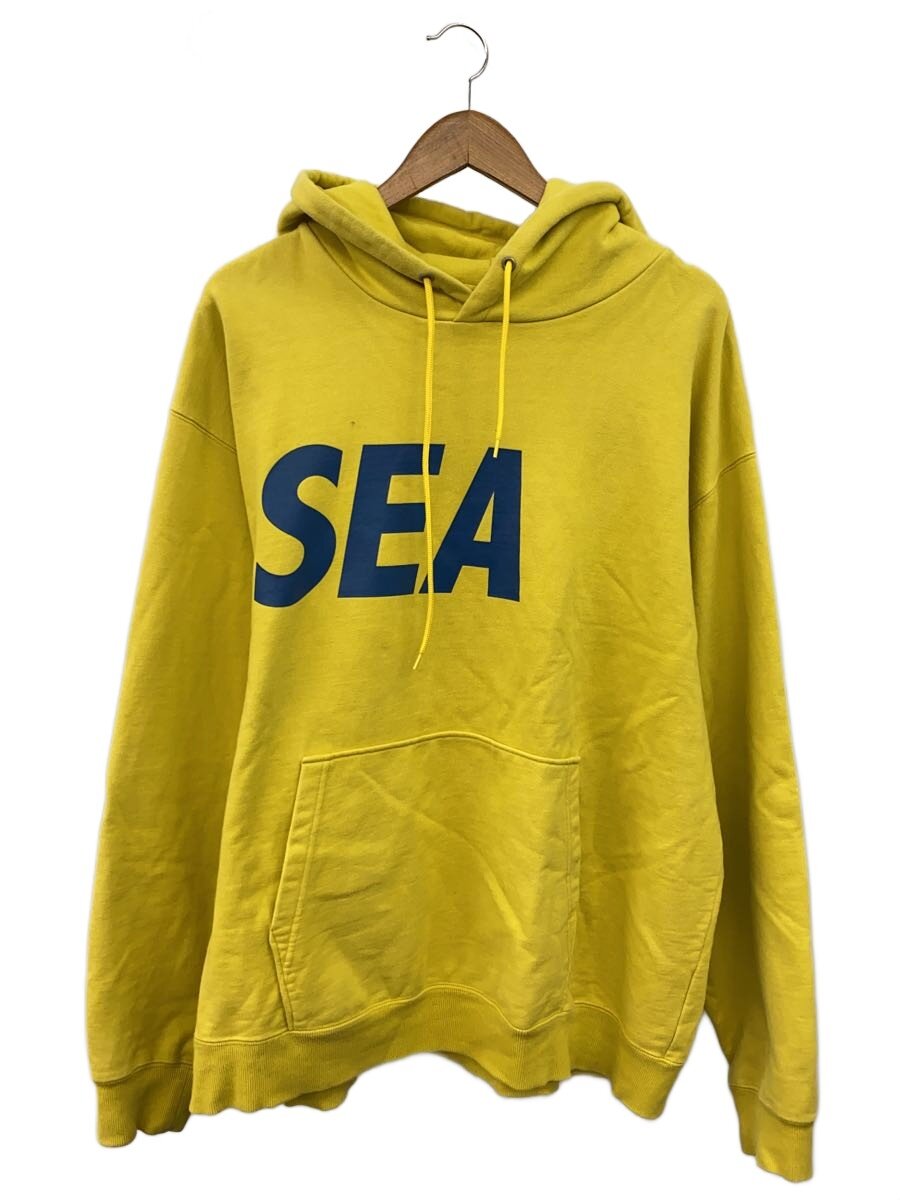 【中古】WIND AND SEA◆パーカー/XL/綿織物/YLW/WDS-SEA-21A-01【メンズウェア】