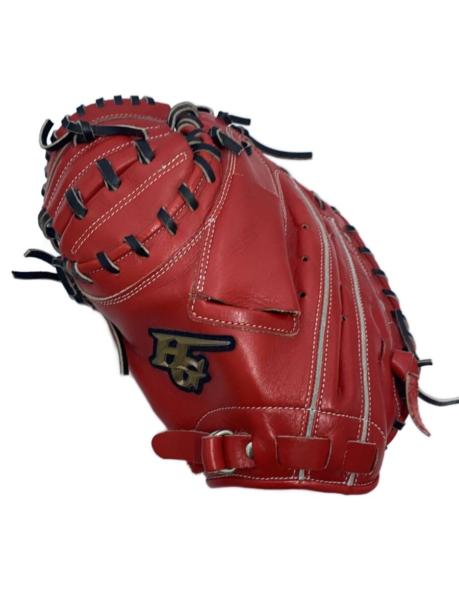 【中古】MIZUNO◆キャッチャーミット/ハイゴールド/己極/左利き用/RED/OKG-750M【スポーツ】