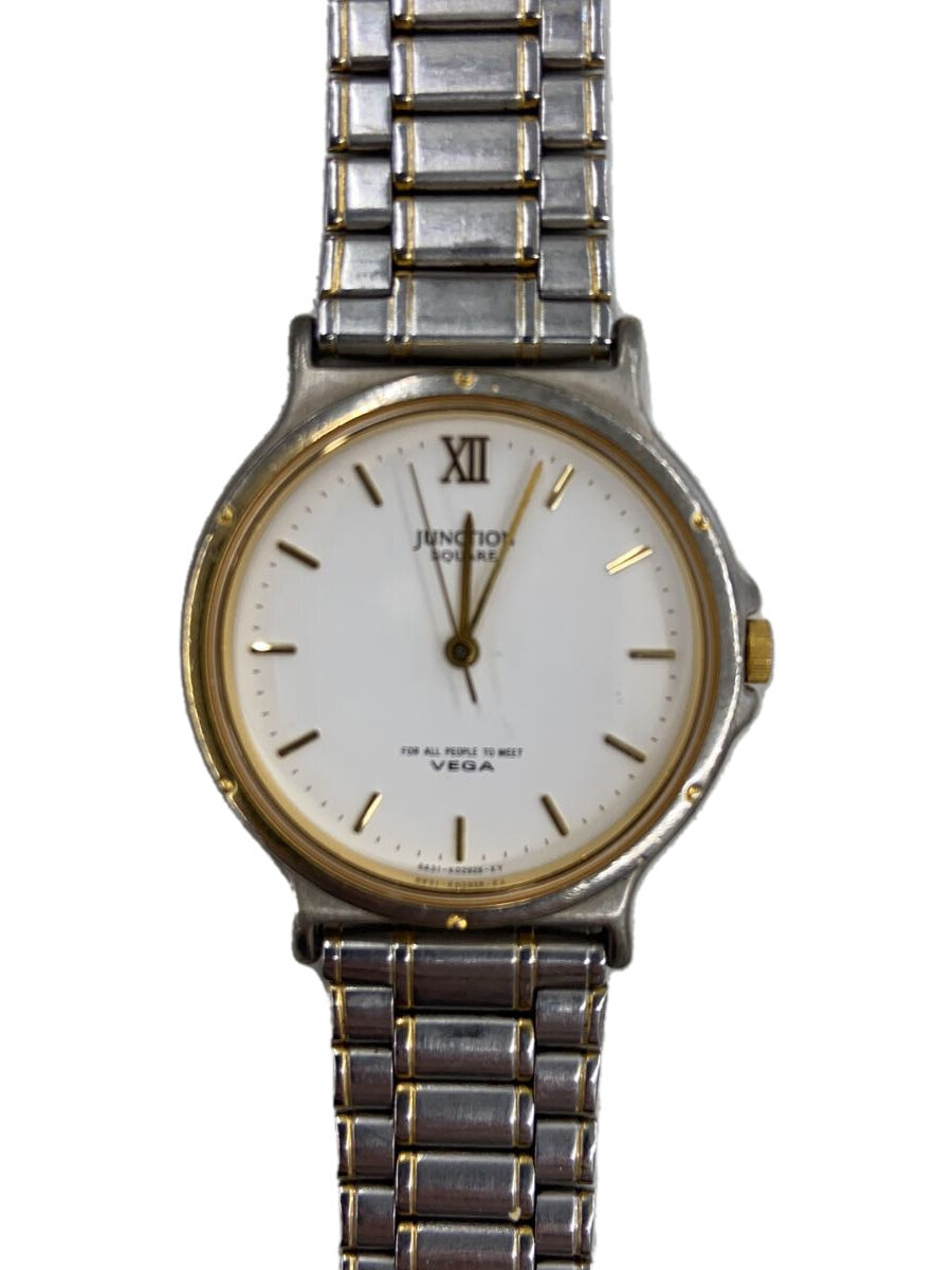 【中古】CITIZEN◆ウオッチ/アナログ/--/WHT/SLV/6a31-k00624//【服飾雑貨他】
