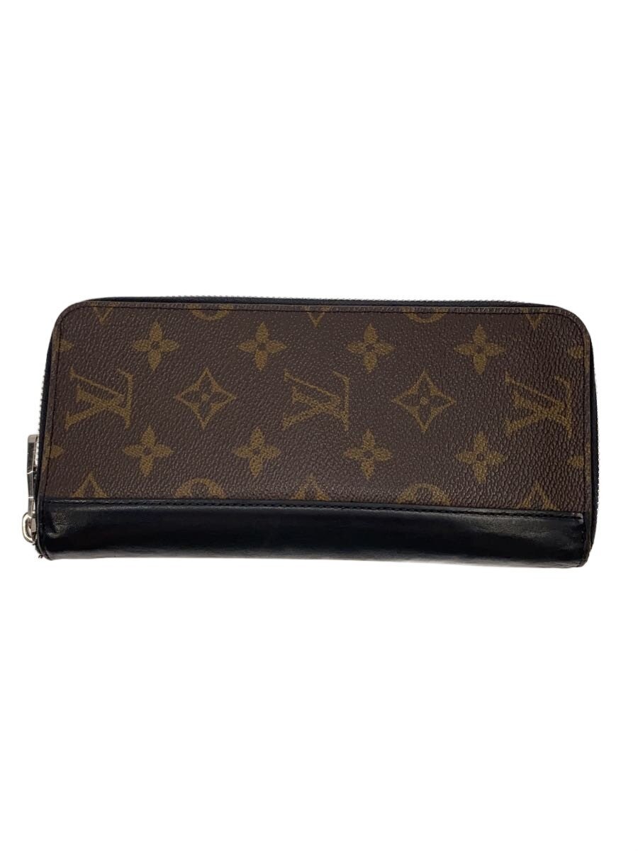 【中古】LOUIS VUITTON◆ポルト・フォイユ・タノン_モノグラム・マカサー/PVC/BRW/メンズ【服飾雑貨他】｜2ｎｄ STREET 店