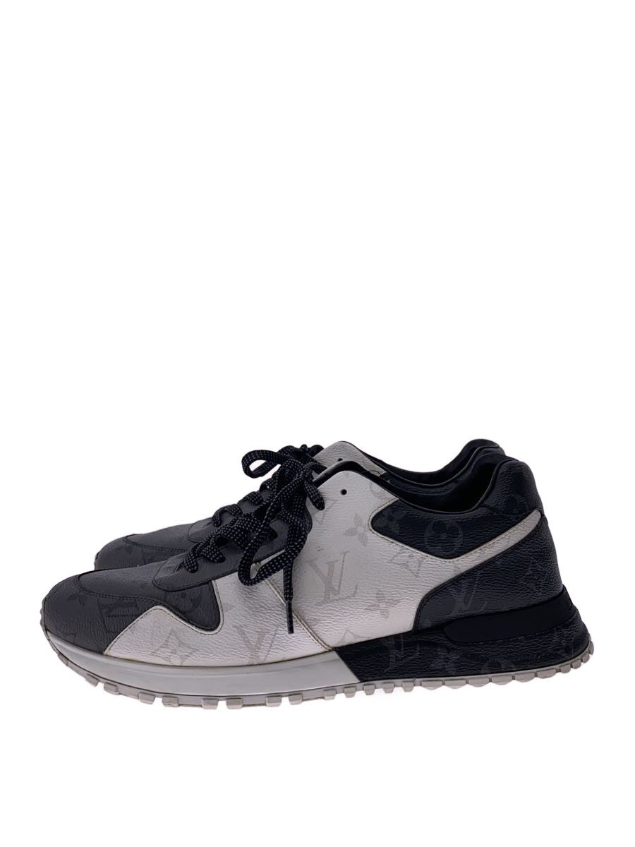 【中古】LOUIS VUITTON◆ローカットスニーカー/UK7.5/WHT/PVC/FA0271/ランアウェイライン/21年【シューズ】