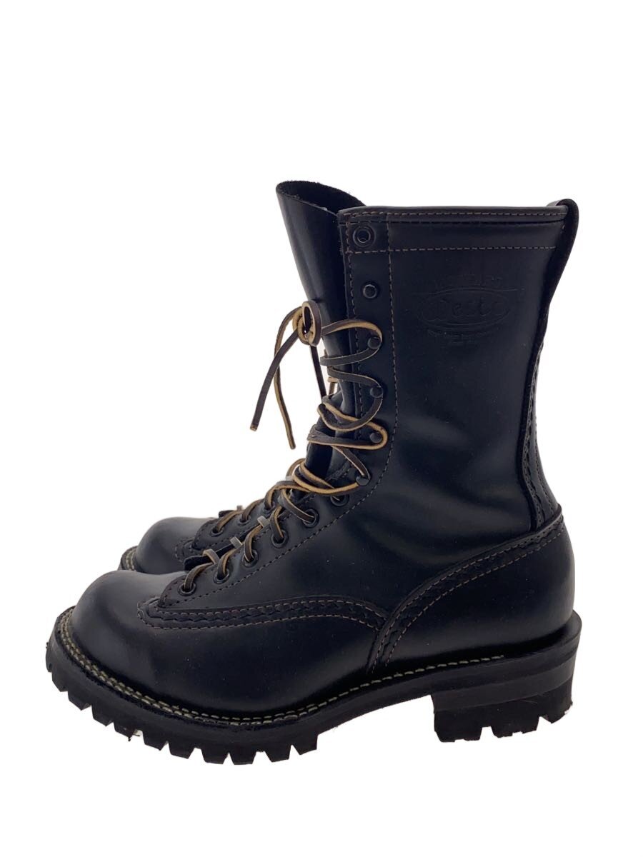 【中古】WESCO◆Custom Jobmaster/レースアップブーツ/US8/BLK/? NULL ?【シューズ】