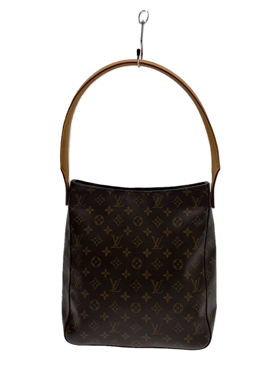 【中古】LOUIS VUITTON◆ルーピングGM_モノグラム・キャンバス_BRW/PVC/BRW【バッグ】｜2ｎｄ STREET 店