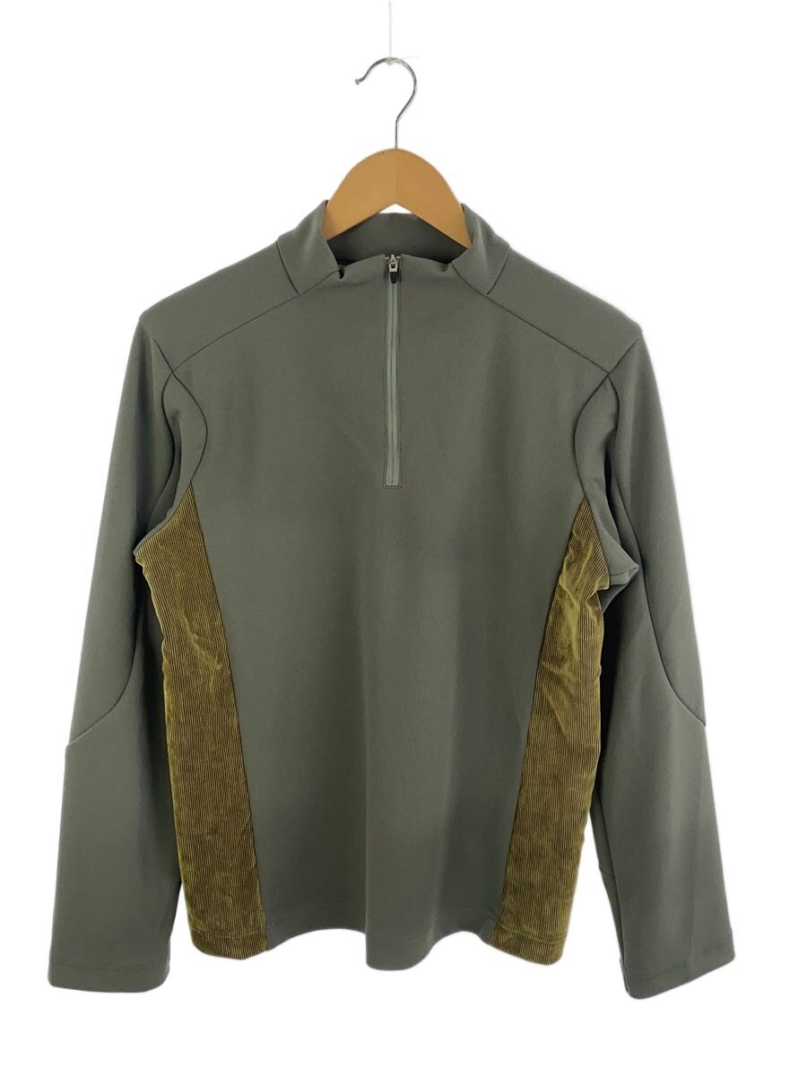 【中古】ryaw/24AW/フロックハーフジップトップス/1/ポリエステル/KHK/ry-242-tp08//【メンズウェア】