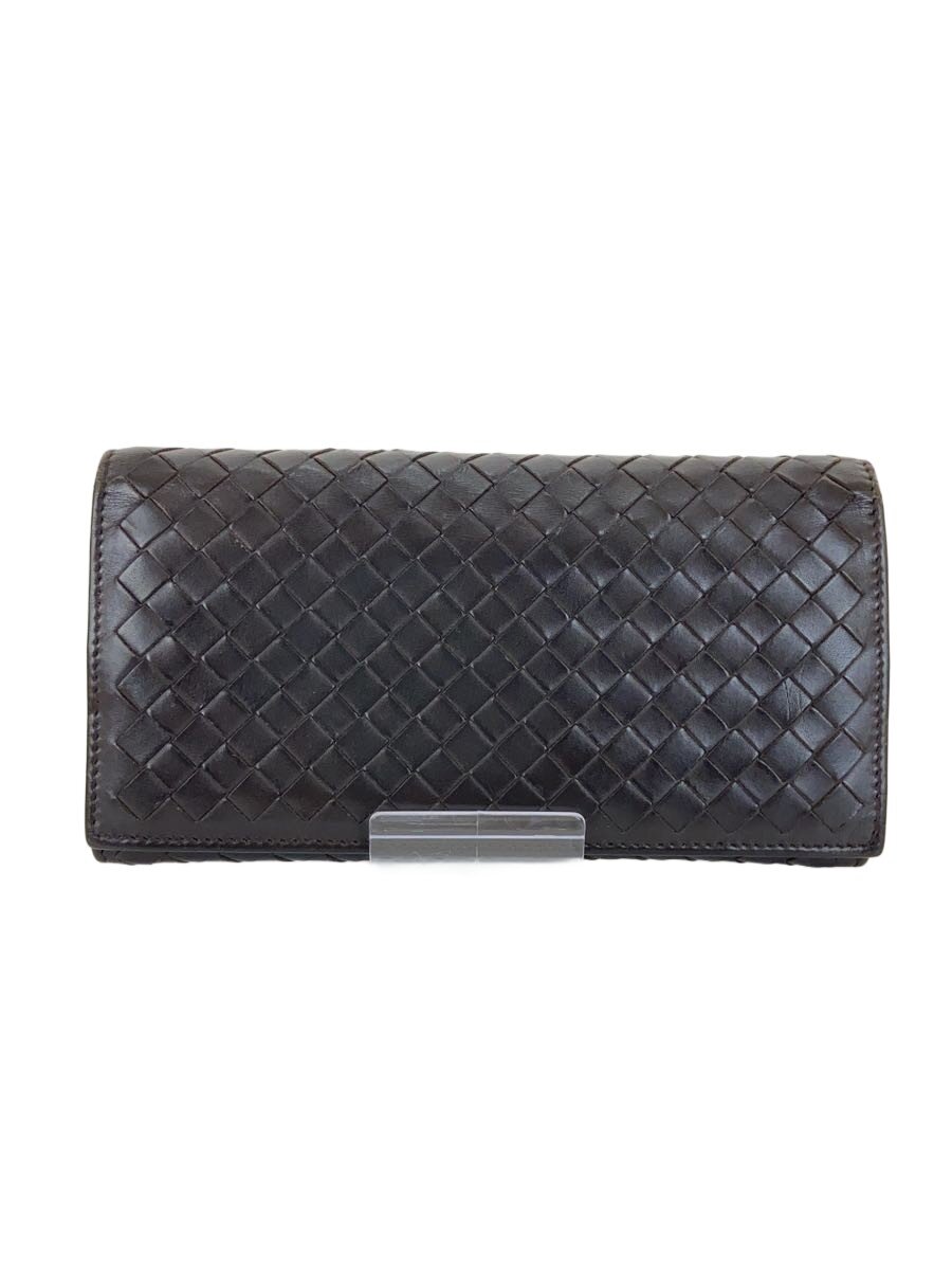 【中古】BOTTEGA VENETA◆長紙入れ/--/BRW/メンズ【服飾雑貨他】