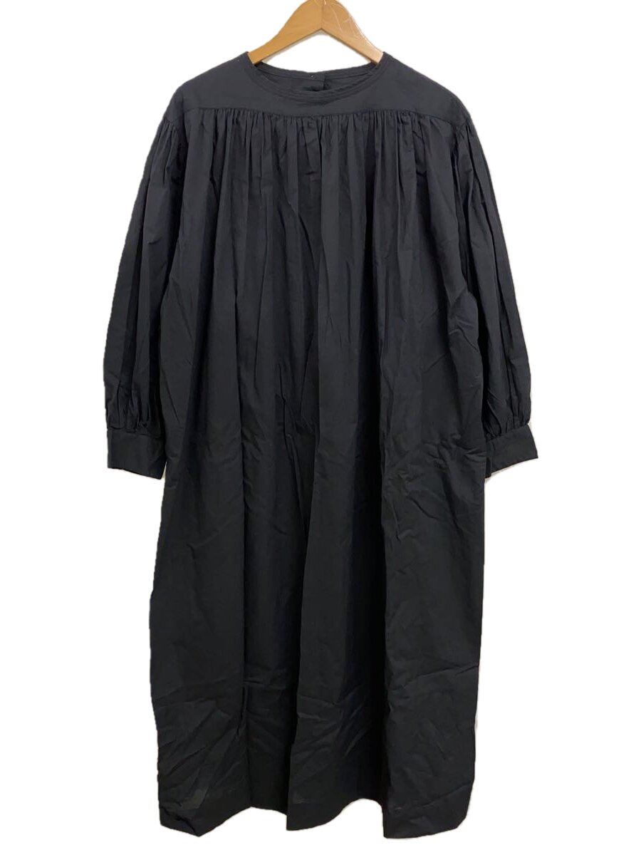 【中古】doux bleu◆長袖衣装/FREE/綿織物/NVY/無地/DB-221-006【レディース御召しもの】