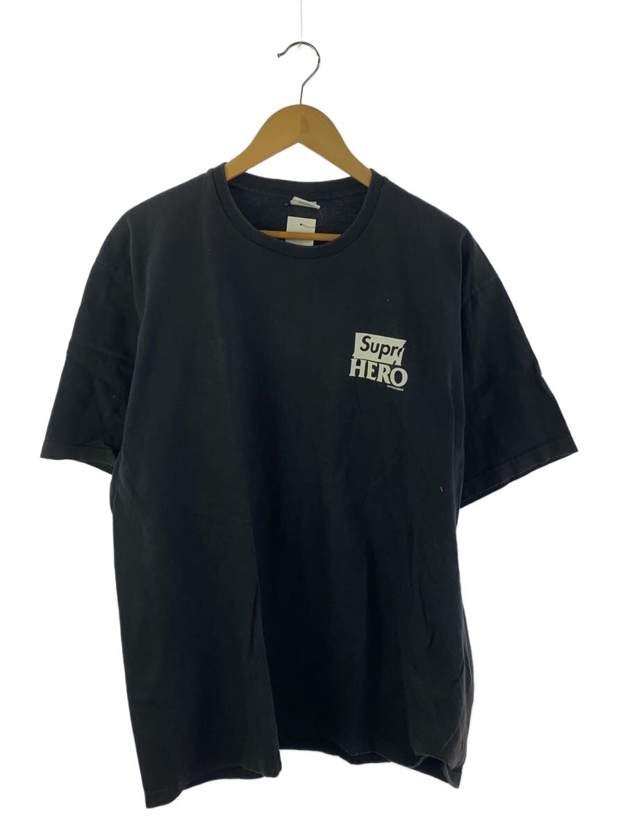 【中古】Supreme◆22SS/ANTI HERO DOG TEE/XL/綿織物/BLK/当て嵌める感有【メンズウェア】