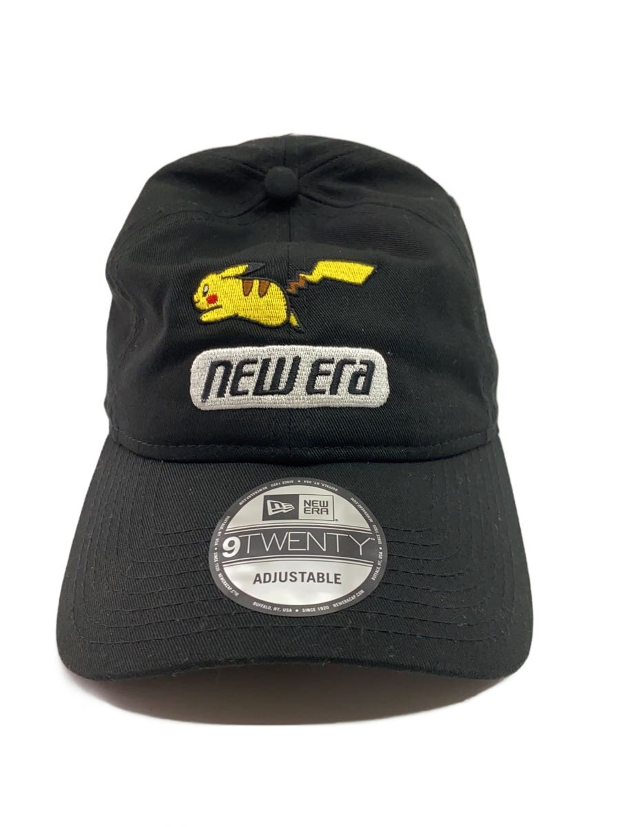 【中古】NEW ERA◆旗がしら/--/BLK/メンズ/ピカチュー【服飾雑貨他】