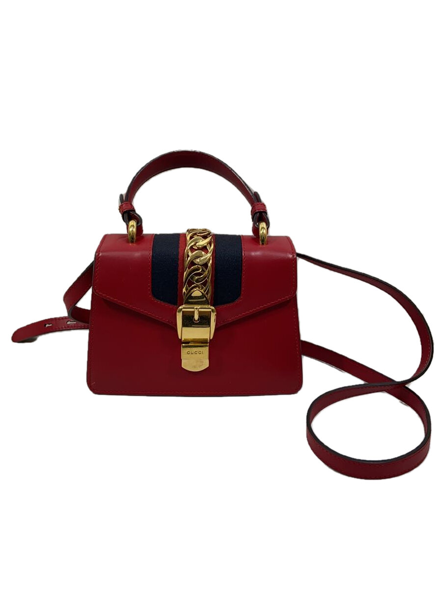 【中古】GUCCI◆ショルダーバッグ/レザー/RED/470270//【バッグ】|2nd STREET 店