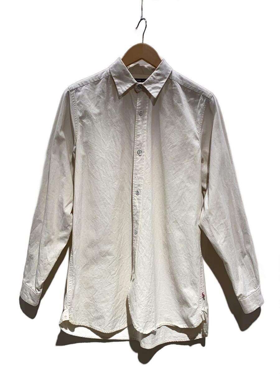 【中古】FRANKLEDER◆長袖プルオーバー/綿織物/CRM/無地/0816074//【メンズウェア】