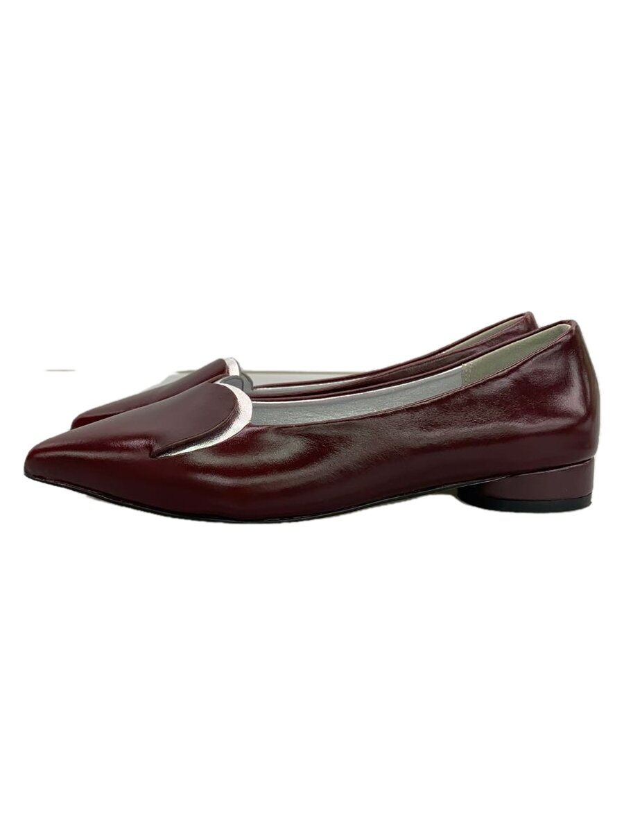 【中古】AMERI◆HEART MOTIF POINTED TOE PUMPS/平ったいパンプス/M/BRD【シューズ】