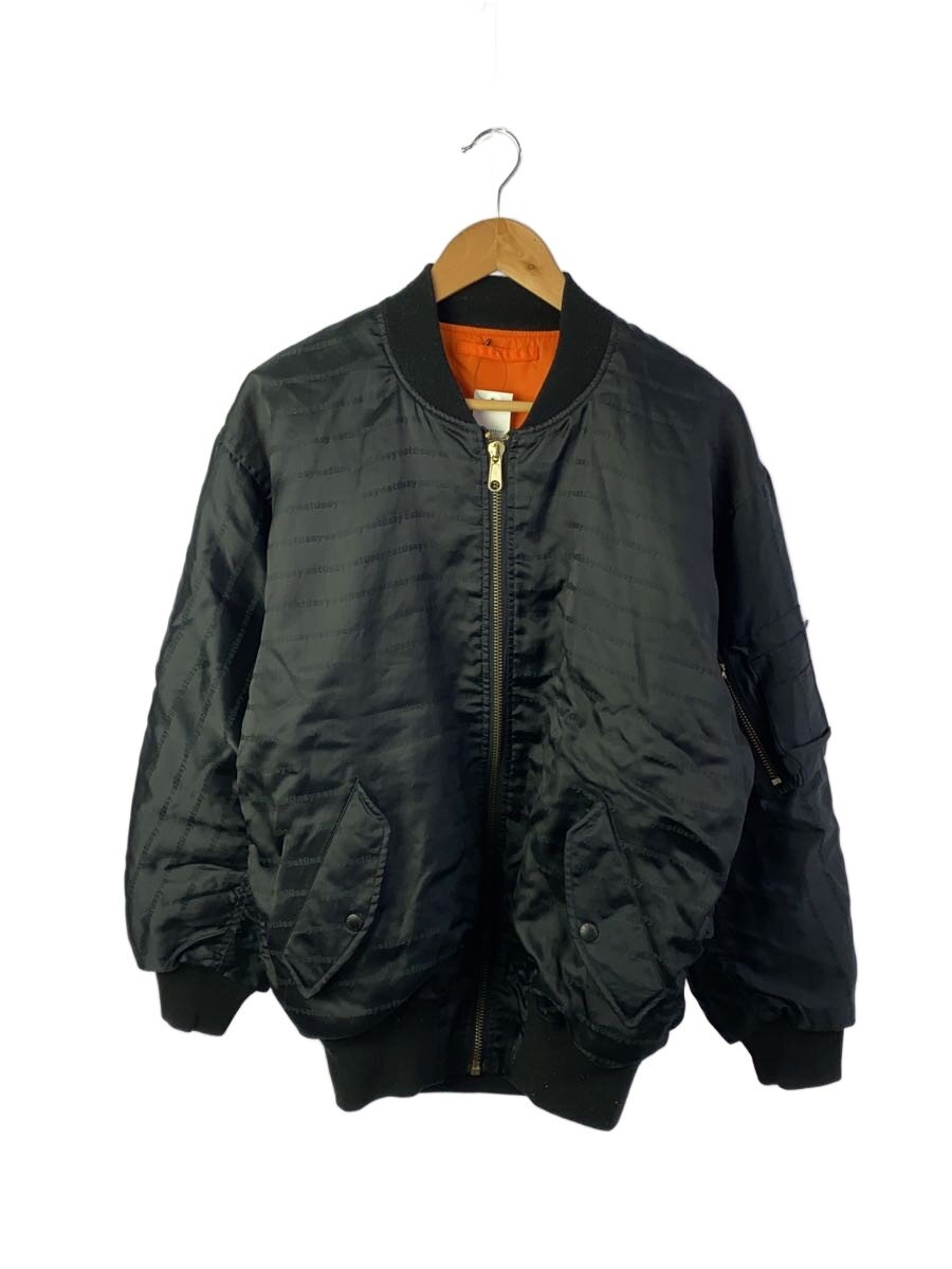 【中古】STUSSY◆ナイロンジャケット/S/ナイロン/BLK/プリント【メンズウェア】|2nd STREET 店
