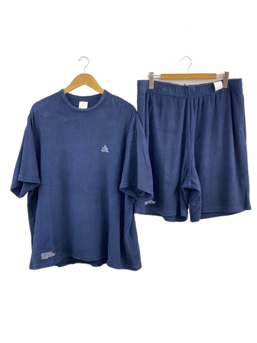 【中古】FreshService◆セットアップ/XL/綿織物/NVY/FSR-242-70041【メンズウェア】
