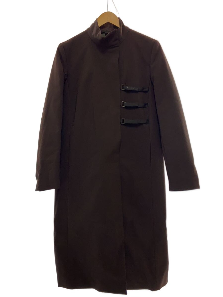 【中古】PRADA◆99AW/アーカイブ/厚地の外套/40/ポリエステル/BRW【レディース御召しもの】