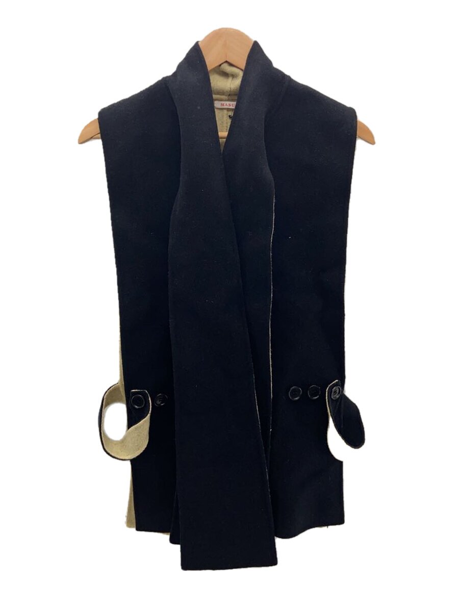 【中古】MASU◆エムエーエスユー/21AW SCARF COLLAR VEST えり巻き色つやより良い【レディース御召しもの】