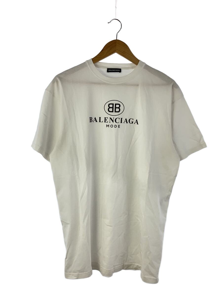 【中古】BALENCIAGA◆Tシャツ/XS/コットン/WHT/UP57 2018 01303【メンズウェア】｜2ｎｄ STREET 店