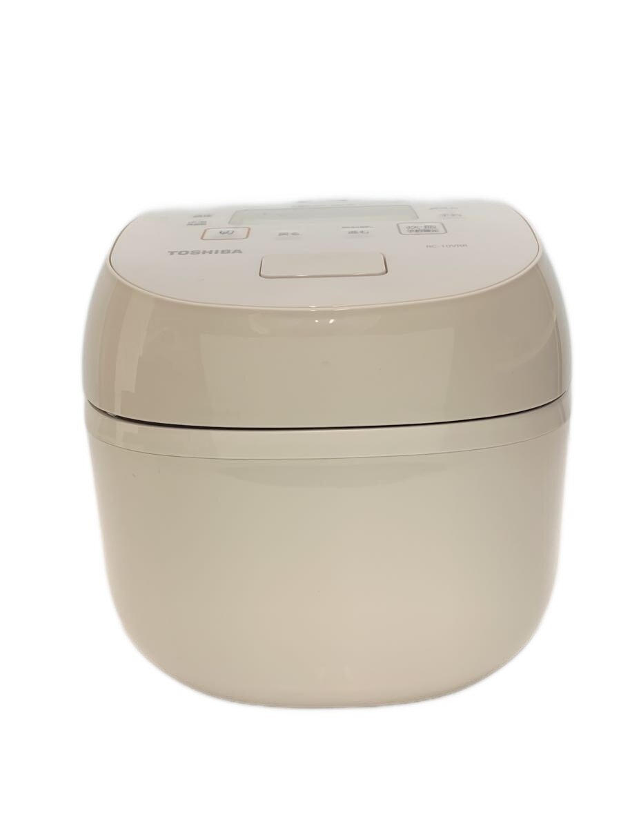 【中古】TOSHIBA◆炊飯器 RC-10VRR(W)【家電・視覚的・オーディオ】