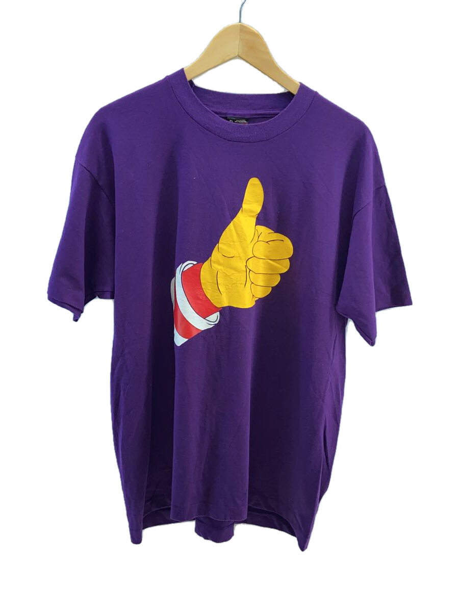 【中古】FRUIT OF THE LOOM◆90s/thumbs up/Ronald McDonald/ティーシャツ/XL/--/PUP/無地【メンズウェア】
