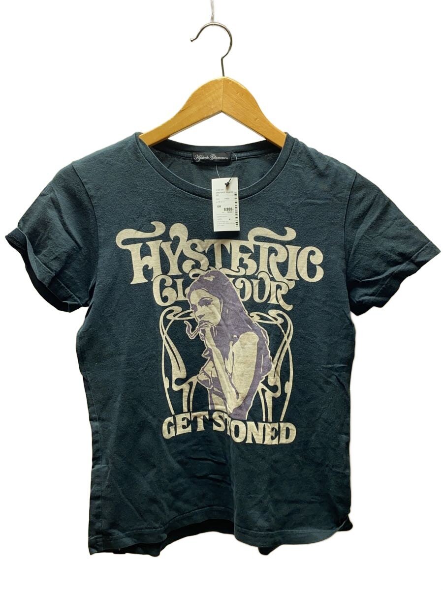 【中古】HYSTERIC GLAMOUR◆00S/get stoned/Y2K/プルオーバー/FREE/綿織物/BLK/2CT-2050【レディースお召しもの】