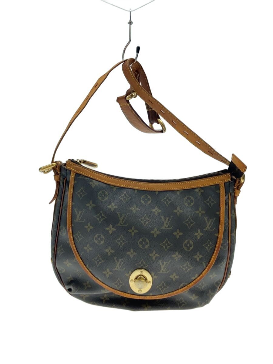 【中古】LOUIS VUITTON◆トゥラムPM_モノグラム・帆布/PVC/BRW【御徒面子】