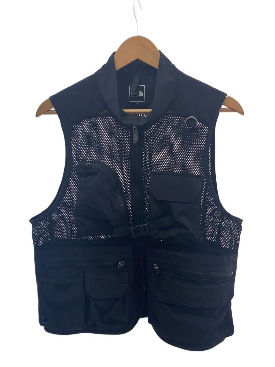 【中古】THE NORTH FACE◆UTILITY MESH VEST_ユーティリティメッシュベスト/M/ナイロン/BLK【メンズウェア】