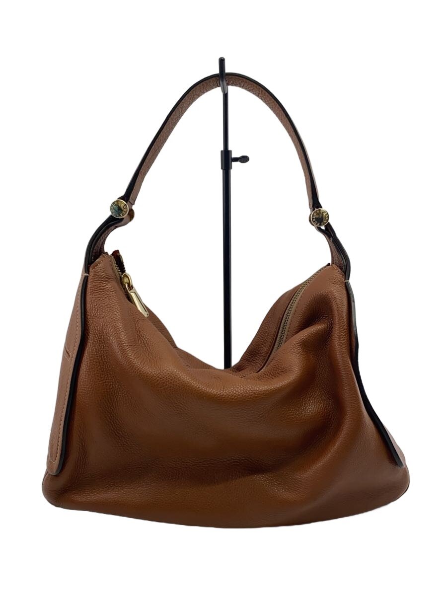【中古】FURLA◆御徒面子/--/BRW/無地【御徒面子】