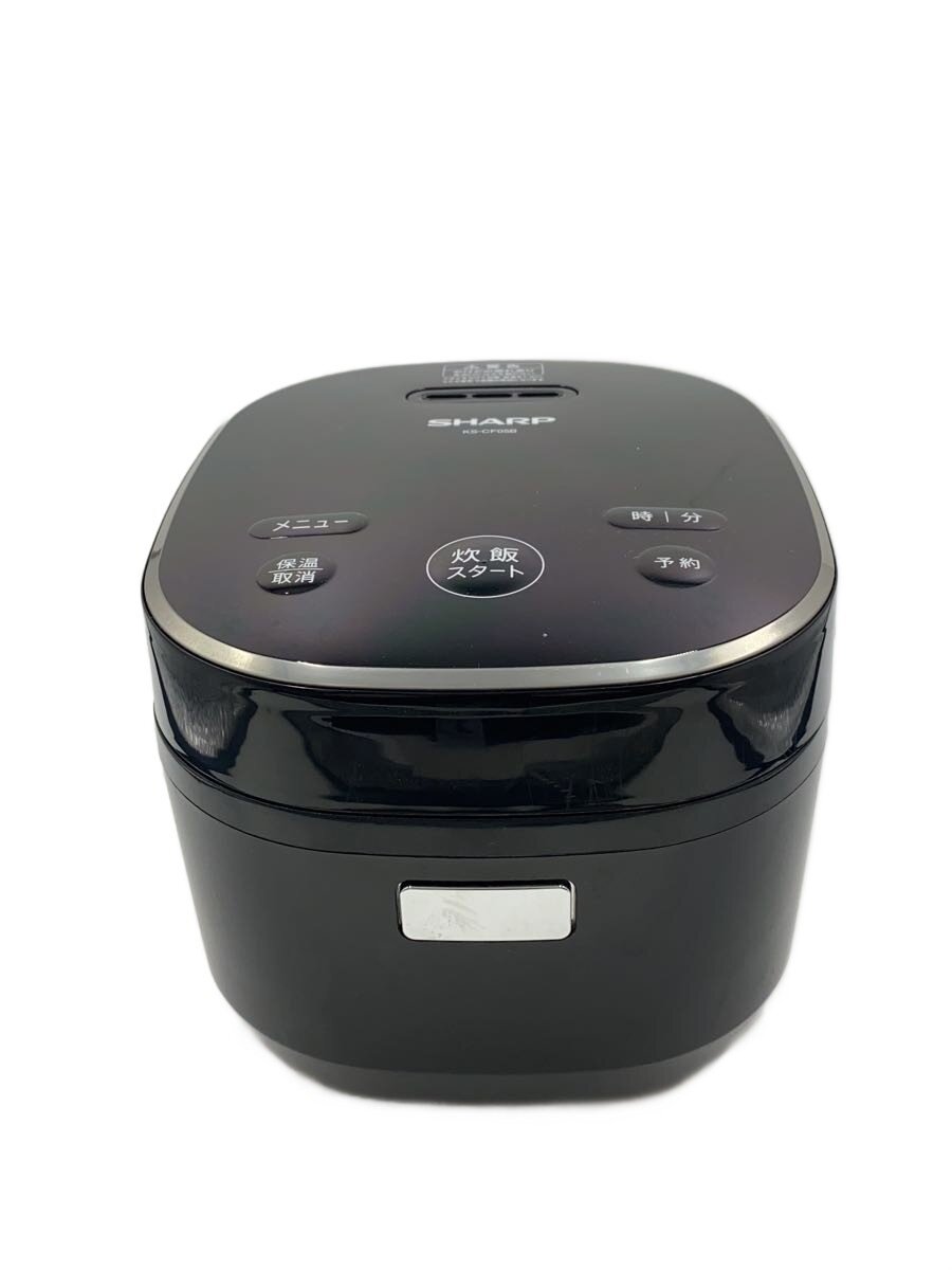 【中古】SHARP◆炊飯器 KS-CF05B-B [ブラック系]【家電・ビジュアル・オーディオ】