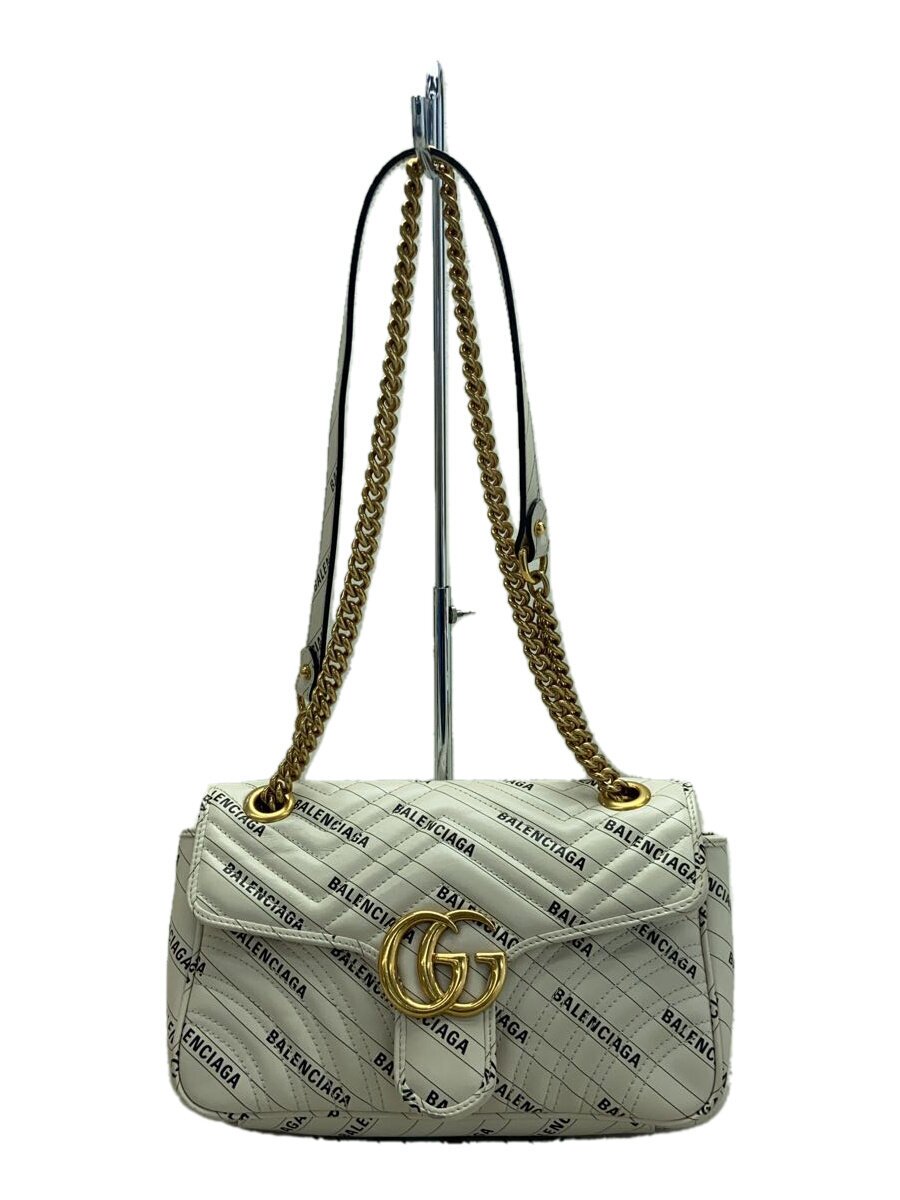 【中古】GUCCI◆ショルダーバッグ/--/BEG/443497//【御徒面子】