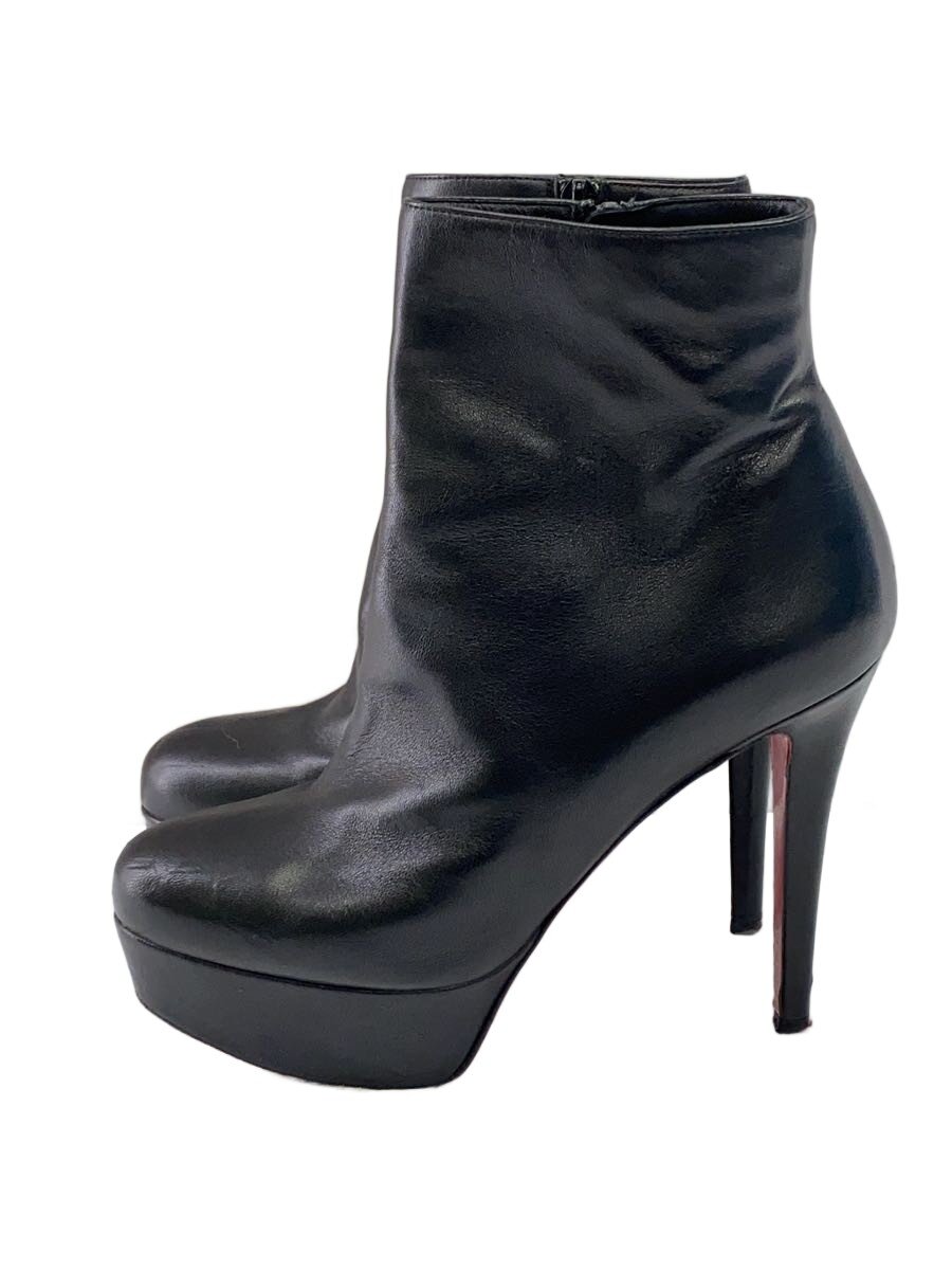 【中古】Christian Louboutin◆bianca booty/パンプス/36.5/BLK/なめし革【シューズ】