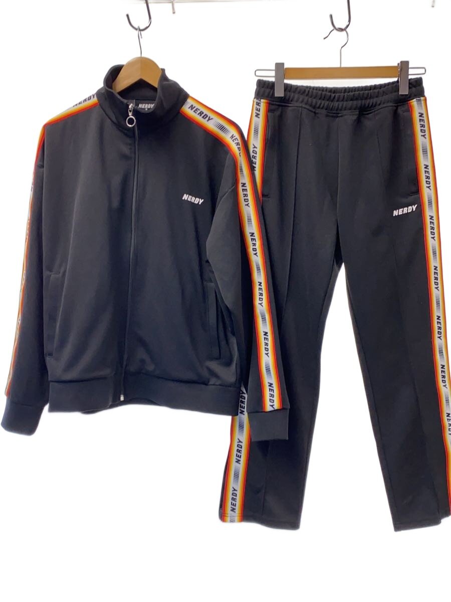 【中古】NERDY◆セットアップ/M/ポリエステル/BLK/PNEF19KJ020105【メンズウェア】|2nd STREET 店