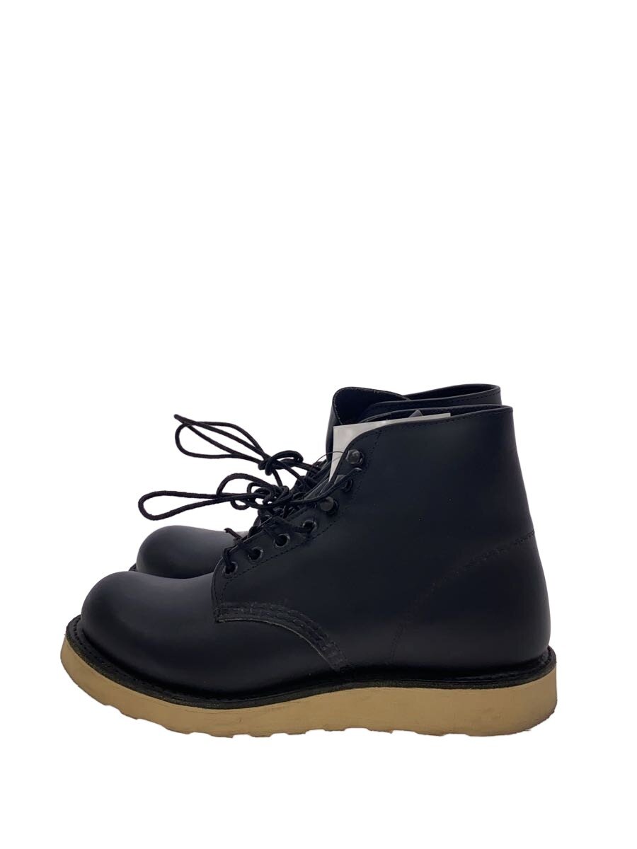 【中古】RED WING◆半輪犬曳き船刷り直す/ブーツ/23珊/BLK/なめし革/13-32-0119-387-19-15【シューズ】