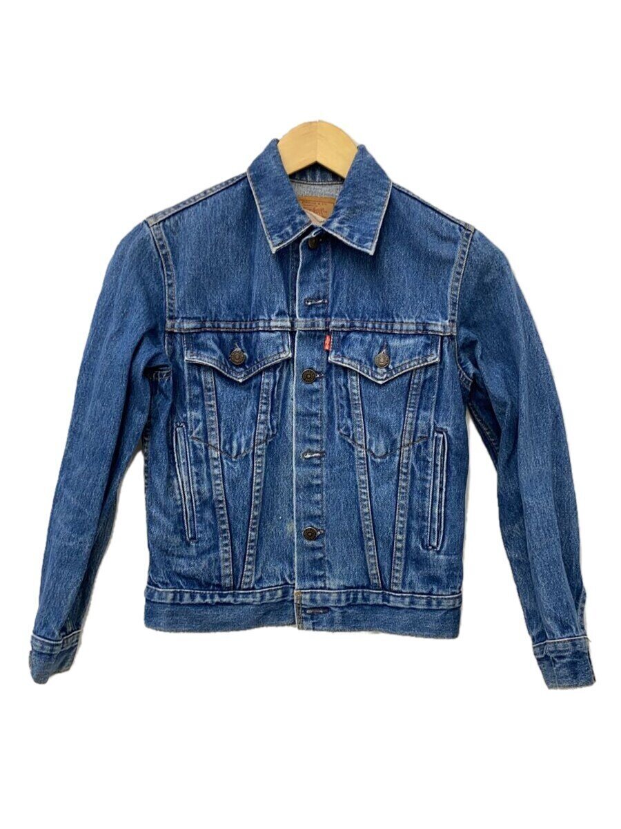 【中古】Levi’s◆Gジャン/14/綿織物/IDG/無地/70706-0216【レディース御召しもの】