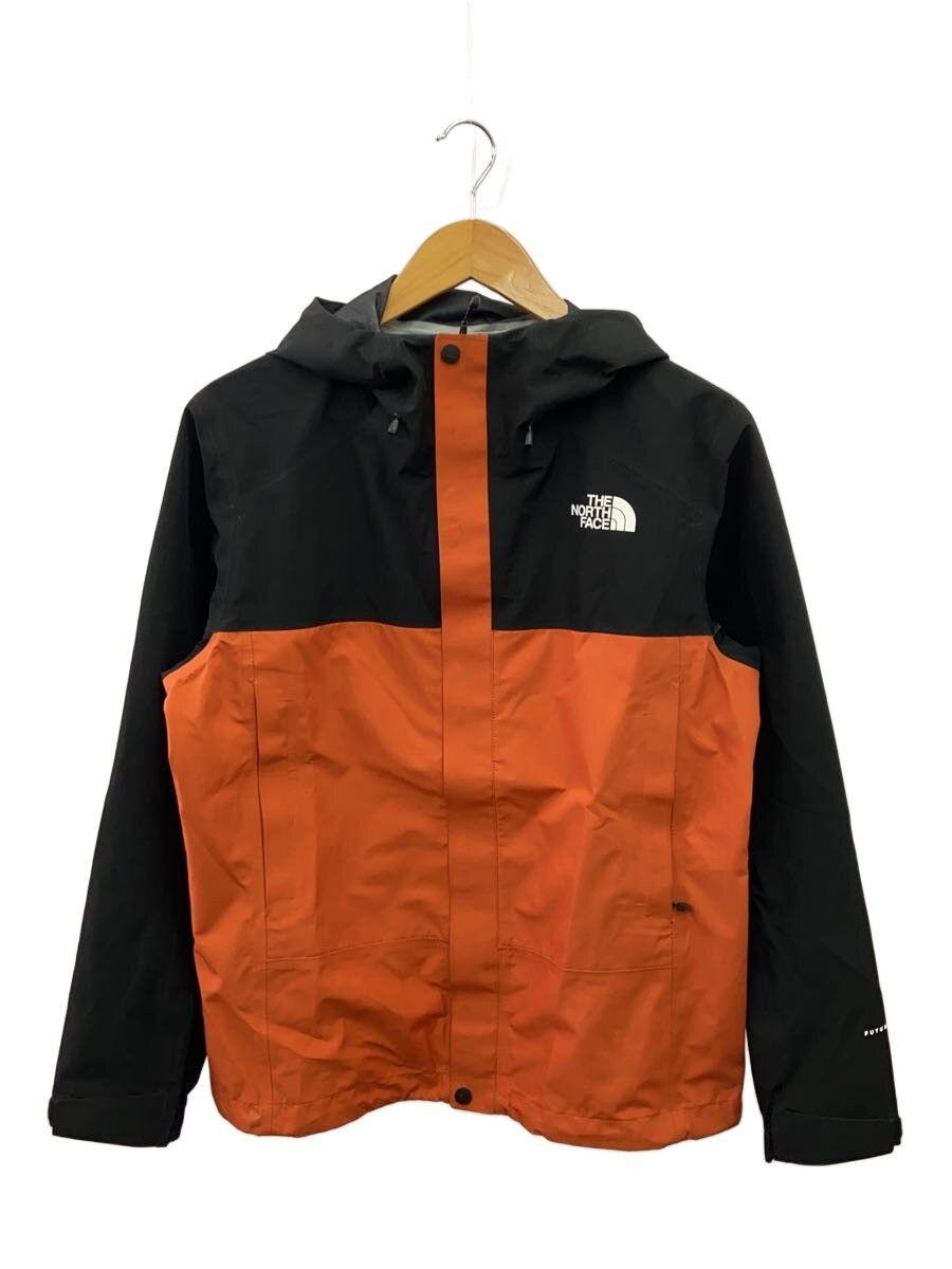 【中古】THE NORTH FACE◆FL DRIZZLE JACKET_FL ドリズルジャケット/S/ポリエステル/ORN【メンズウェア】
