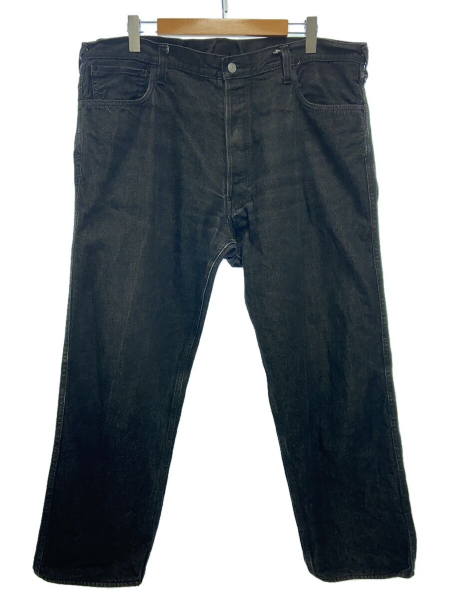 【中古】EVISU◆下つ方/42/綿織物/BLK/無地/5020/向こう正面汚れた状態有【メンズウェア】
