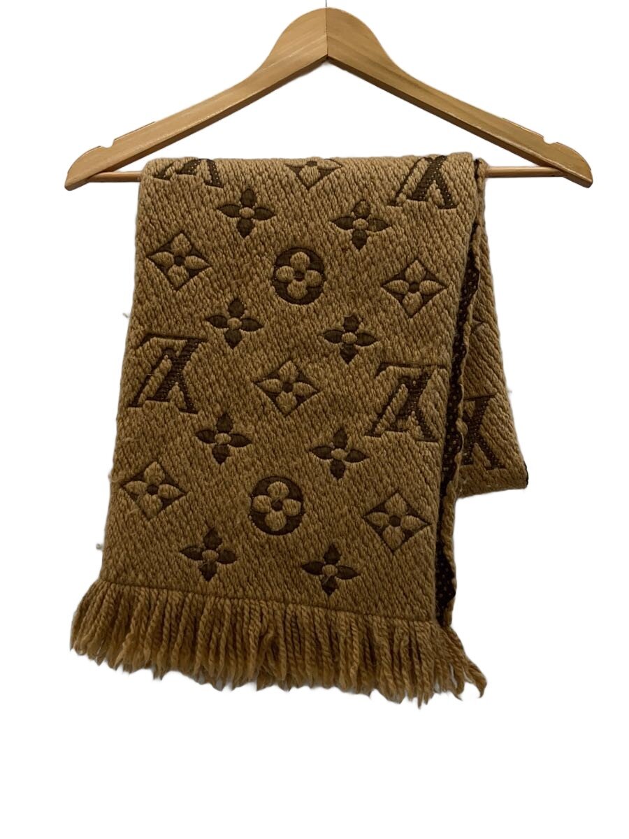 【中古】LOUIS VUITTON◆えり巻き/羊毛/CML/総柄/レディース/M75884【服飾雑貨他】